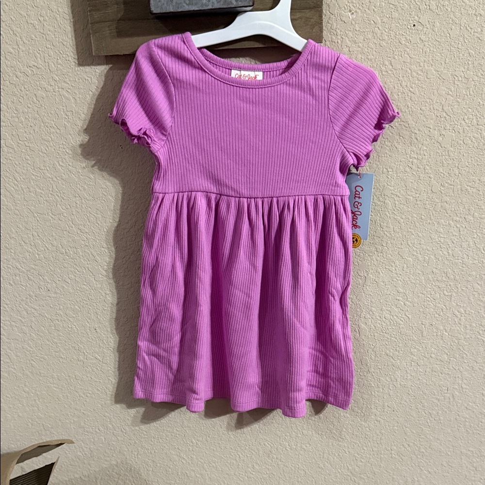 Cat & Jack light purple Ribbed Dress size 3T